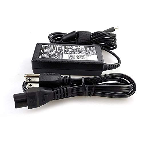 델 Original Dell 65W Replacement AC Adapter for Dell Optiplex 3020 Micro, Dell Optiplex 7040 Micro, Dell Optiplex 9020 Micro, Dell Vostro 2420, Dell Vostro 2520, Dell Vostro 3360, Del