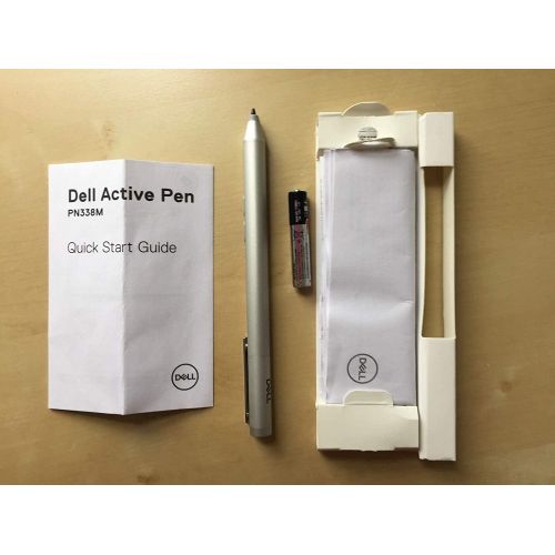 델 Dell Active Pen Stylus, Silver PN338M for Latitude 11 (3190) Inspiron 13 7000 Series (7378) Inspiron 13R 5379 Inspiron 15R 5579 Inspiron 13 7000 Series (7386) Inspiron 15 7000 Seri