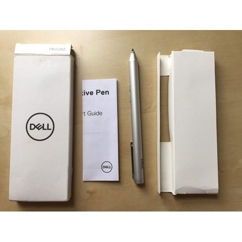 델 Dell Active Pen Stylus, Silver PN338M for Latitude 11 (3190) Inspiron 13 7000 Series (7378) Inspiron 13R 5379 Inspiron 15R 5579 Inspiron 13 7000 Series (7386) Inspiron 15 7000 Seri