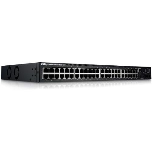 델 Dell PowerConnect 5548 Switch Managed 48 x 10/100/1000 + 2 x 10 Gigabit SFP+ Desktop, Rack mountable