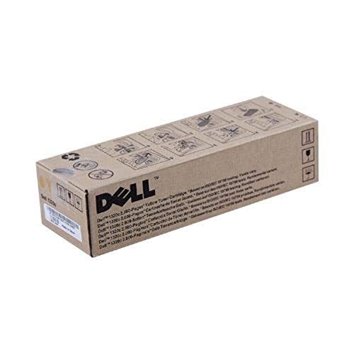 델 Dell PN124 Yellow Toner Cartridge 1320c Color Laser Printer