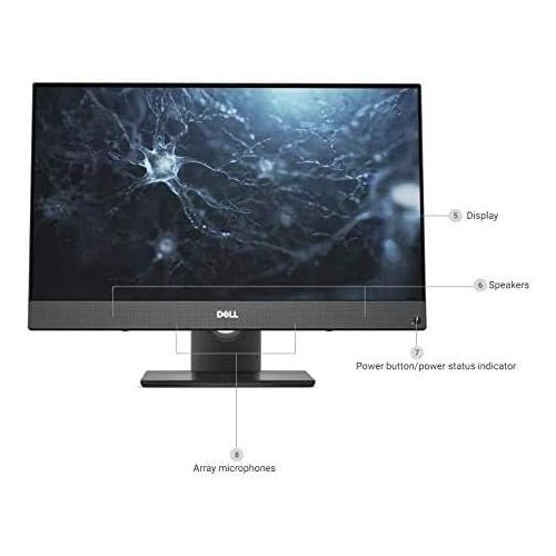 델 Dell OptiPlex 7000 7480 All in One Computer Intel Core i7 10th Gen i7 10700 Octa Core (8 Core) 2.9GHz 8GB RAM DDR4 SDRAM 256GB SSD 23.8 Full HD 1920 x 1080 No Display Des