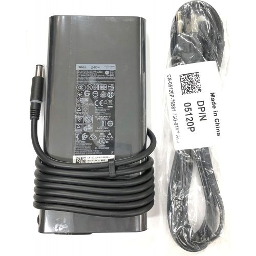 델 New Version Slim Dell 240 Watt Replacement AC Adapter for Dell Precision 7730 P/N: KJXPP 450 AHHE