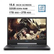 2020 Dell G5 15 5590 15.6 Inch FHD Gaming Laptop (9th Gen Intel 6 Core i7 9750H up to 4.5 GHz, 32GB RAM, 1TB SSD + 2TB HDD, NVIDIA GeForce RTX 2060, Bluetooth, WiFi, HDMI, Windows