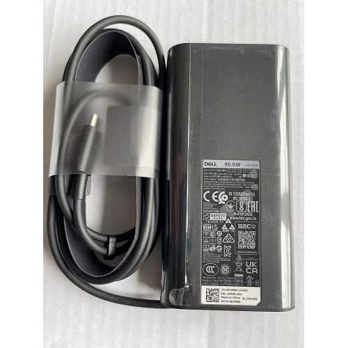 델 New Laptop Charger 90W watt USB Type C(USB C) AC Power Adapter Include Power Cord for Dell XPS 13，Precision 3540,Latitude 3400,3500, 5289,5300 2in1,7400 2in1,7300, 7390 2in1, 7200