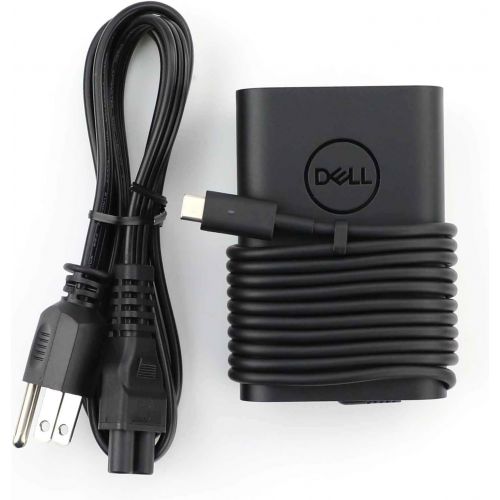 델 New Dell Laptop Charger 65W(Watt) AC Power Adapter With Type c(USB C/USBC) Tip Include Power Cord For XPS 12, 9250 XPS 13 9350 9360 9365 9370 9380, Latitude 7370 7280 7480 5480 727