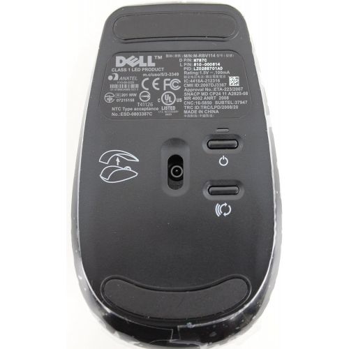 델 Genuine Dell Slim Wireless Multimedia Black Keyboard + Receiver + Glossy Scroll Wheel Mouse Bundle Part Numbers: M756C, M797C, M787C Model Numbers: Y RBP DEL4 , C UAM35