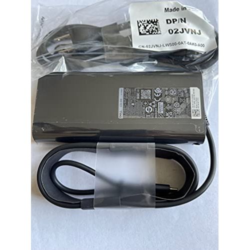 델 Original Replacement Dell 130W USB C/USB Type C AC Adapter for Dell XPS 15 9575 2 in 1, Precision 5530 2 in 1, DP/N 0M0H25/M0H25, 0K00F5/K00F5, DA130PM170, HA130PM170, 450 AHOM, T4