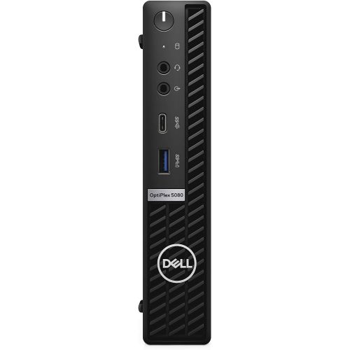 델 Dell OptiPlex 5080 Micro Form Factor Desktop Computer 2.4 GHz Intel Core i5 10600T 6 Core (10th Gen) 8GB 256GB SSD Windows 10 pro