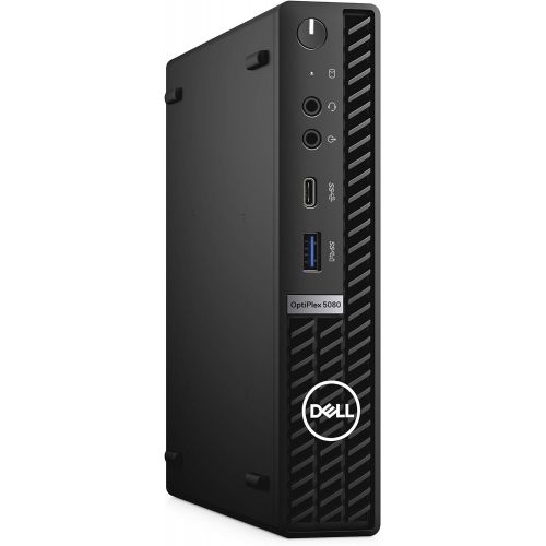 델 Dell OptiPlex 5080 Micro Form Factor Desktop Computer 2.4 GHz Intel Core i5 10600T 6 Core (10th Gen) 8GB 256GB SSD Windows 10 pro