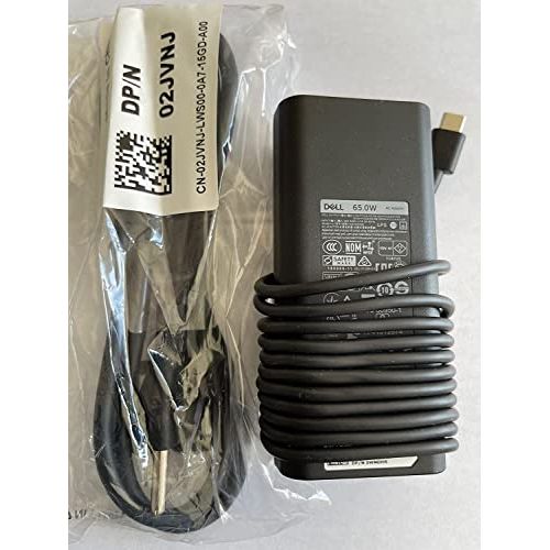 델 for Dell New Replacement Dell 65W Type C AC Adapter for Dell Latitude 9410 2 in 1, Latitude 9510, Latitude 3410, Latitude 3510, Compatible Dell P/N:002YK0F, 0M1WCF, 0JYJNW, 0K5MD6