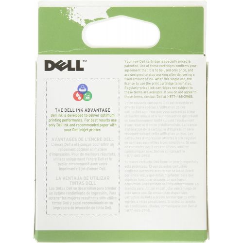 델 Dell Y498D Series 21 Standard Capacity Black Cartridge for V313w V515w P513w V715w P713w Ink