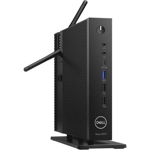 델 Dell Wyse 5000 5070 Thin Client Intel Celeron J4105 Quad core (4 Core) 1.50 GHz 4 GB RAM DDR4 SDRAM 32 GB Flash Gigabit Ethernet Windows 10 IoT Enterprise (English) DisplayP