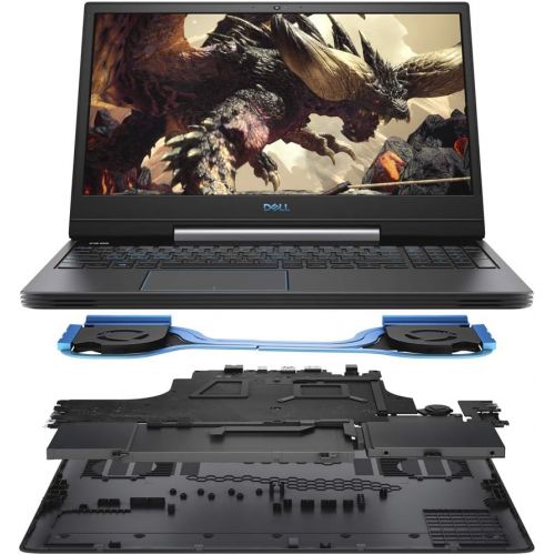 델 2020 Dell G5 15 5590 15.6 Inch FHD Gaming Laptop (9th Gen Intel 6 Core i7 9750H up to 4.5 GHz, 16GB RAM, 512GB SSD, NVIDIA GeForce RTX 2060, Bluetooth, WiFi, HDMI, Windows 10) (Bla