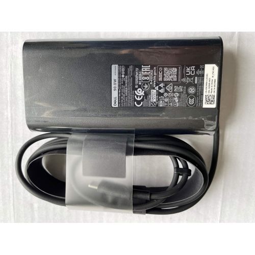 델 New Replacement for Dell 90W USB Type C AC Adapter for Latitude 7410, XPS 17 (9700), Precision 5550, Precision 5750, Latitude Chromebook 14 7410 2 in 1, 0R2M8K, LA90PM170, CF2YR, 4