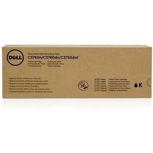 델 Dell Genuine W8D60 Extra High Yield Black Toner Cartridge for C3760n, C3760dn, C3765dnf Printers