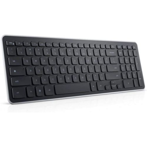 델 New Compact and Slim DELL KM713 Wireless Chrome Keyboard