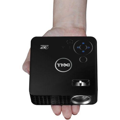 델 Dell M115HD Mobile LED Projector, WXGA 1280x800, HDMI USB Inputs, 1GB Internal Memory, 450 ANSI Lumens