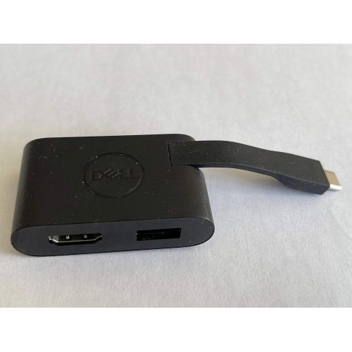 델 FOR Dell Dell DA20 USB Type C to HDMI/USB Type A Adapter Drop in The Box Component for: XPS 15 9500 Laptop XPS 17 9700 Laptop, Precision 5550 Mobile Workstation, Precision 5750 Mobile Works