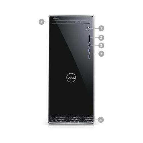 델 Latest_Dell Inspiron High Performance Desktop, 8th Generation Intel Core I5 8400 Processor, 8GB RAM, 1TB Hard Drive, DVD R/W, Wireless+Bluetooth, HDMI, Windows 10