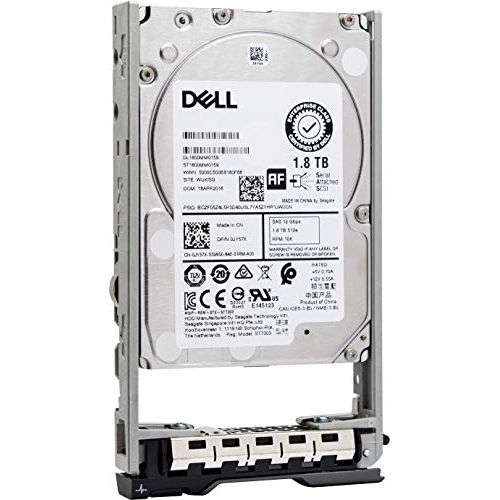 델 Dell 400 AJQP 1.8TB 10k SAS 12Gb/s 2.5 HDD with Gen 13 Tray