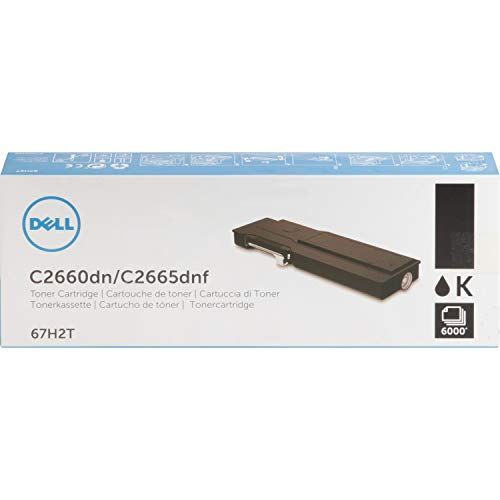 델 Dell 67H2T Black Toner Cartridge C2660dn/C2665dnf Color Laser Printer