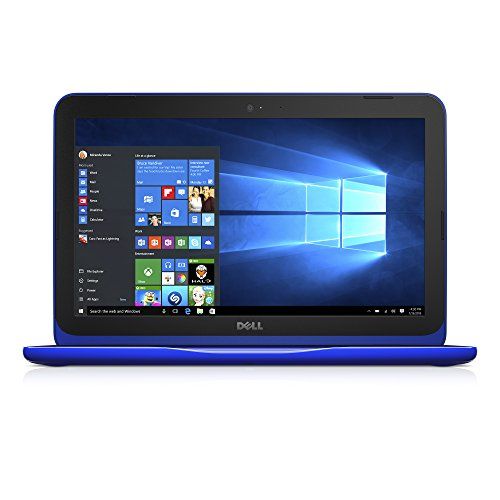 델 Dell Inspiron i3162 0003BLU 11.6 HD Laptop (Intel Celeron N3060, 4GB RAM32 eMMC HDD) Bali Blue