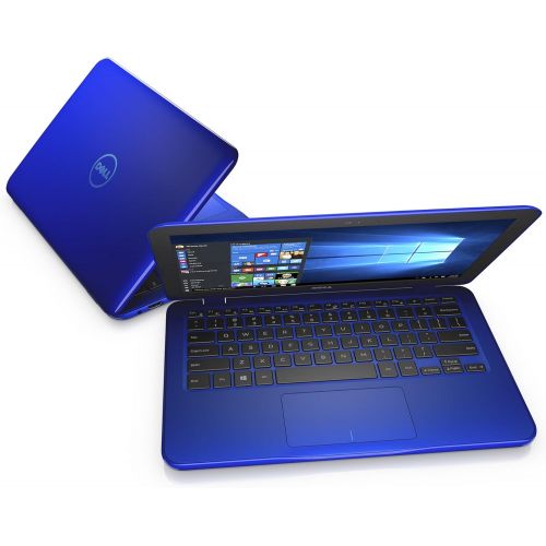 델 Dell Inspiron i3162 0003BLU 11.6 HD Laptop (Intel Celeron N3060, 4GB RAM32 eMMC HDD) Bali Blue