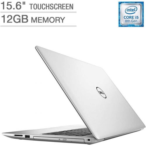 델 Dell Inspiron 15 5570 Touchscreen Laptop (i5570 5906SLV PUS) Intel i5 8250U, 12GB RAM, 1TB HDD, 15.6 in FHD Touch (1920x1080), Win10, Backlit KB, Webcam, DVDRW Drive, Media Card Re