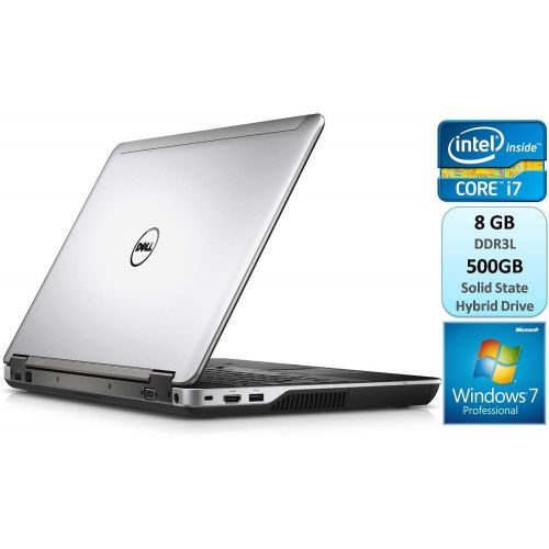 델 Dell Latitude E6540 Business Laptop 15.6 Inch Intel Core i7 i7 4610M 3.0 GHz 8GB DDR3L 500GB Solid State Hybrid Drive SSHD Webcam DVDRW Windows 7 Pro