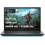 Flagship Dell G5 15 Gaming Laptop 15.6 FHD Display 10th Gen Intel Hexa Core i7 10750H 32GB DDR4 256GB SSD + 512GB SSD GTX 1650 Ti 4GB Backlit Thunderbolt HDMI Webcam Win 10