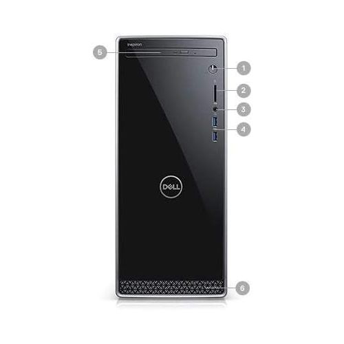 델 Dell Inspiron High Performance Desktop, 8th Generation Intel Core i5 8400 Processor, 12GB RAM, 1TB Hard Drive+128GB SSD,DVD R/W, WiFi+Bluetooth, HDMI, Windows 10 (1TB HD + 128GB SS