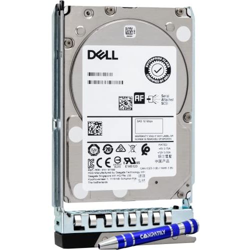 델 Dell 401 ABHQ 2.4TB 10K SAS 2.5 Inch PowerEdge Enterprise Hard Drive in 14G Tray Bundle with Compatily Screwdriver Compatible with R940XA R840 R440 R640 R6415 R740 R740XD R7415 R74