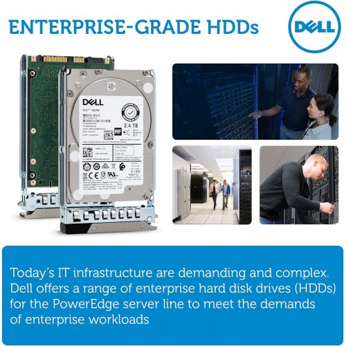 델 Dell 401 ABHQ 2.4TB 10K SAS 2.5 Inch PowerEdge Enterprise Hard Drive in 14G Tray Bundle with Compatily Screwdriver Compatible with R940XA R840 R440 R640 R6415 R740 R740XD R7415 R74