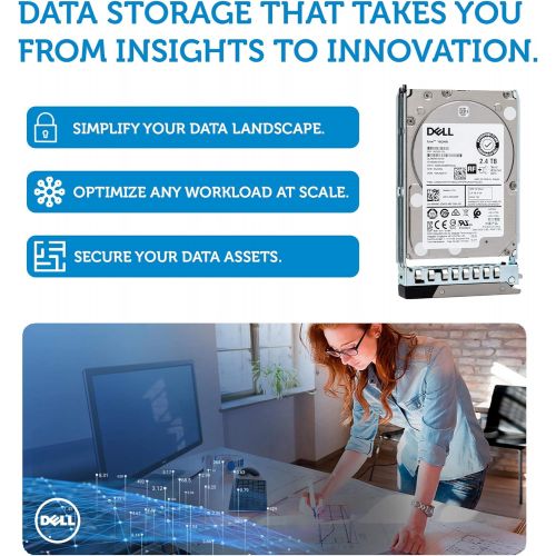 델 Dell 401 ABHQ 2.4TB 10K SAS 2.5 Inch PowerEdge Enterprise Hard Drive in 14G Tray Bundle with Compatily Screwdriver Compatible with R940XA R840 R440 R640 R6415 R740 R740XD R7415 R74