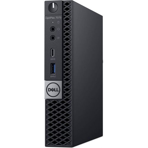 델 Dell OptiPlex 7070 Business Micro Desktop Computer, Intel Hexa Core i5 8600T up to 3.7GHz, 16GB DDR4 RAM, 256GB PCIe SSD, 802.11AC WiFi, Bluetooth 5.0, Displayport, Keyboard and Mo