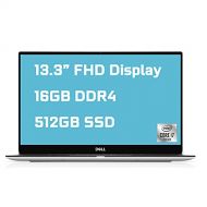Dell XPS 13 7390 Premium Business Laptop I 13.3” FHD Display I 10th Gen Intel 4 Core i7 10510U I 16GB DDR4 512GB SSD I Backlit Fingerprint Thunderbolt USB C Win10