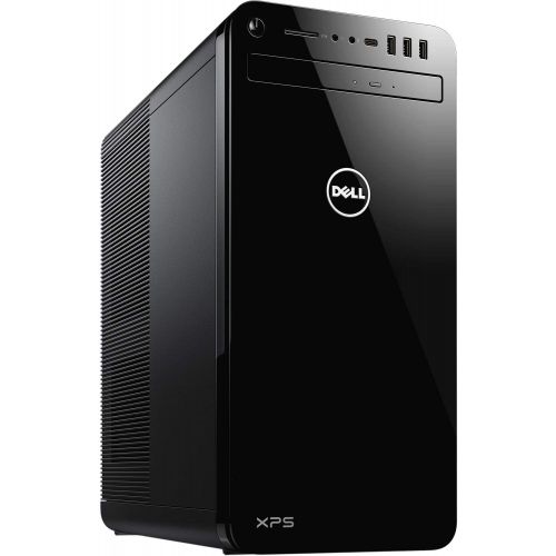 델 Dell 8930 XPS Tower Desktop Computer, 9th Generation Intel Core i7 9700, NVIDIA GeForce GTX 1050Ti 4GB Graphics, 256GB SSD plus 1TB HDD, 16GB Memory, Windows 10 Home, DVD RW, Black