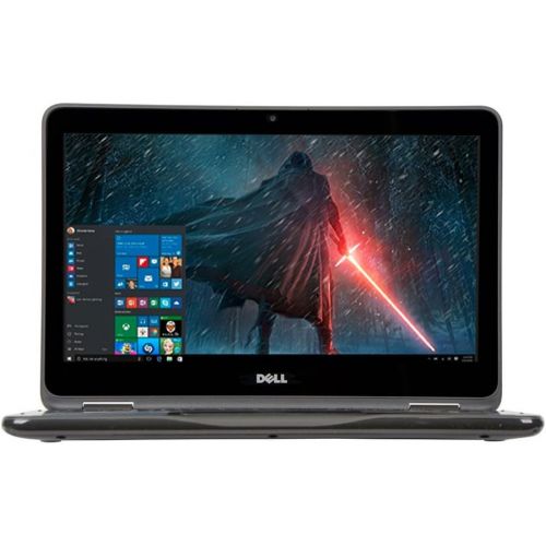 델 2018 Newest Dell Lightweight Inspiron 11.6 Touchscreen 2 in 1 Laptop PC AMD A6 9220e Processor 4GB DDR4 RAM 32GB eMMC SSD Hard Drive Radeon R4 Graphics Wifi Webcam Bluetooth 3.2 Lb