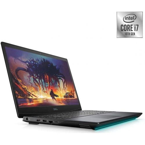 델 2021 Newest Dell G5 15.6 FHD Gaming Laptop, Intel i7 10750H, NVIDIA GTX 1650Ti, 32GB DDR4 RAM, 512GB PCIe Solid State Drive, HDMI, WiFi, Backlit Keyboard, Win10 Home