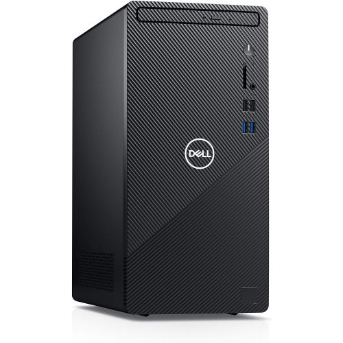 델 Dell Inspiron Desktop 3880 Intel Core i7 10th Gen, 8GB Memory, 512GB Solid State Drive, Windows 10 Home (Latest Model) Black (i3880 7975BLK PUS)