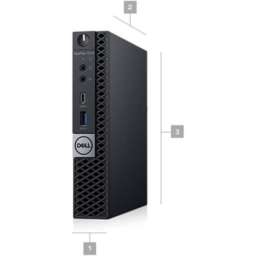 델 Dell OptiPlex 7070 Desktop Computer Intel Core i7 9700T 16GB RAM 256GB SSD Micro PC