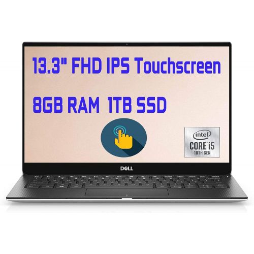 델 Dell XPS 13 7390 Laptop 13.3 Full HD IPS Touchscreen 10th Gen Intel Quad Core i5 10210U (Beats i7 8550U)?8GB DDR4 1TB PCIe SSD Backlit?KB FP MaxxAudio Win 10