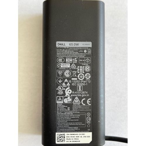 델 For Dell New Replacement Dell 65W Type C AC Adapter For Dell 11 3100 2 in 1 Chromebook, Compatible with P/N HA65NM190, 0WMDHR, WMDHR, MVPDV, 0MVPDV.