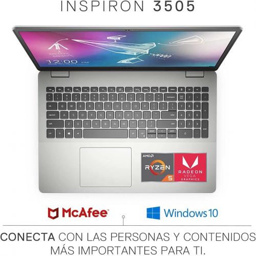 델 2021 Dell Inspiron 15 3505 Laptop Computer 15.6” HD Narrow Border Display AMD Ryzen 3 3250U Processor 8GB RAM 128GB SSD HDMI Wifi5 MaxxAudio Win10