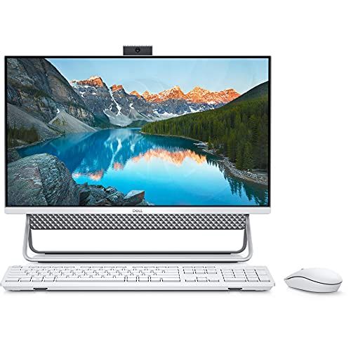 델 2021 Dell Inspiron 24 5400 AIO 23.8 FHD Touchscreen All in One Desktop Computer, Intel Quad Core i7 1165G7 up to 3.7GHz, 16GB DDR4 RAM, 256GB PCIe SSD + 1TB HDD, MX330 2GB, WiFi 6,