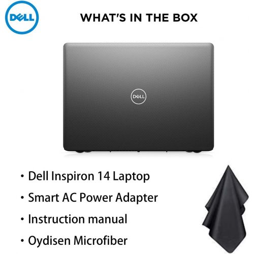 델 Dell Inspiron 14 HD High Performance Laptop (2021 Latest Model), Intel Core i3 1005G1 Processor, 8GB RAM, 128GB SSD, Webcam, HDMI, Bluetooth, WiFi, USB 3.1, Wave MaxxAudio Pro, Win