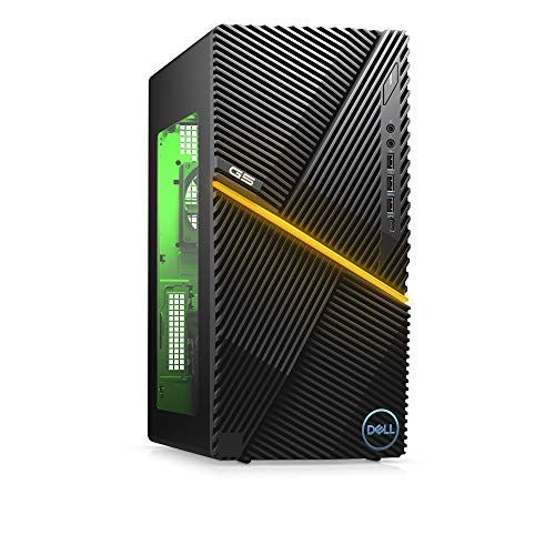 델 New Dell G5 Gaming Desktop, Intel Core i7 10th Gen, Nvidia GeForce GTX 1660 Ti 6GB, 1TB SSD Storage, 16GB RAM, Black (i5000 7385BLK PUS)