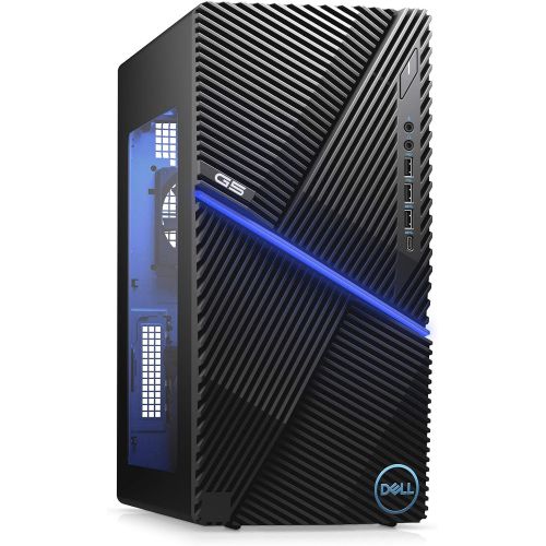 델 New Dell G5 Gaming Desktop, Intel Core i7 10th Gen, Nvidia GeForce GTX 1660 Ti 6GB, 1TB SSD Storage, 16GB RAM, Black (i5000 7385BLK PUS)