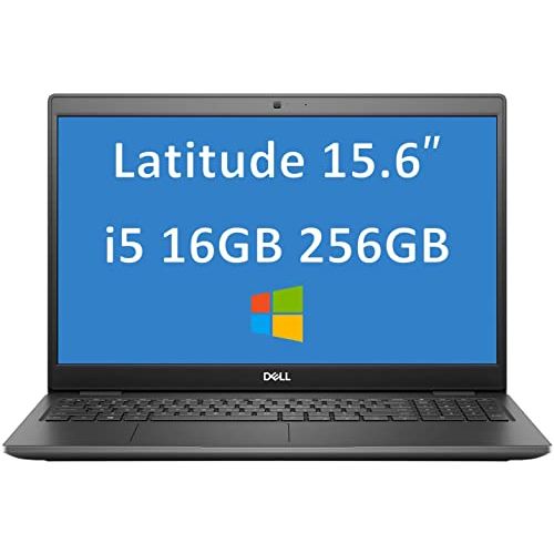 델 Dell Latitude 3000 3510 15.6 HD Business Laptop (Intel 10th Gen Quad Core i5 10210U(Beat i7 8565U), 16GB RAM, 256GB SSD) Type C, HDMI, Webcam, Windows 10 Pro